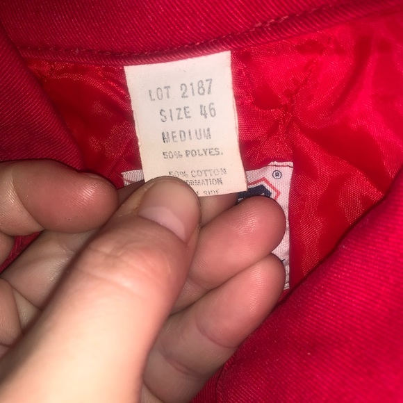 Red coveralls medium size 46 - Picture 5 of 5